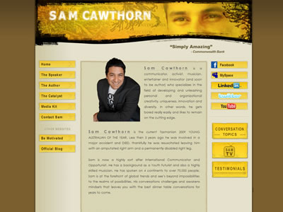 Thumbnail of SamCawthorn.com